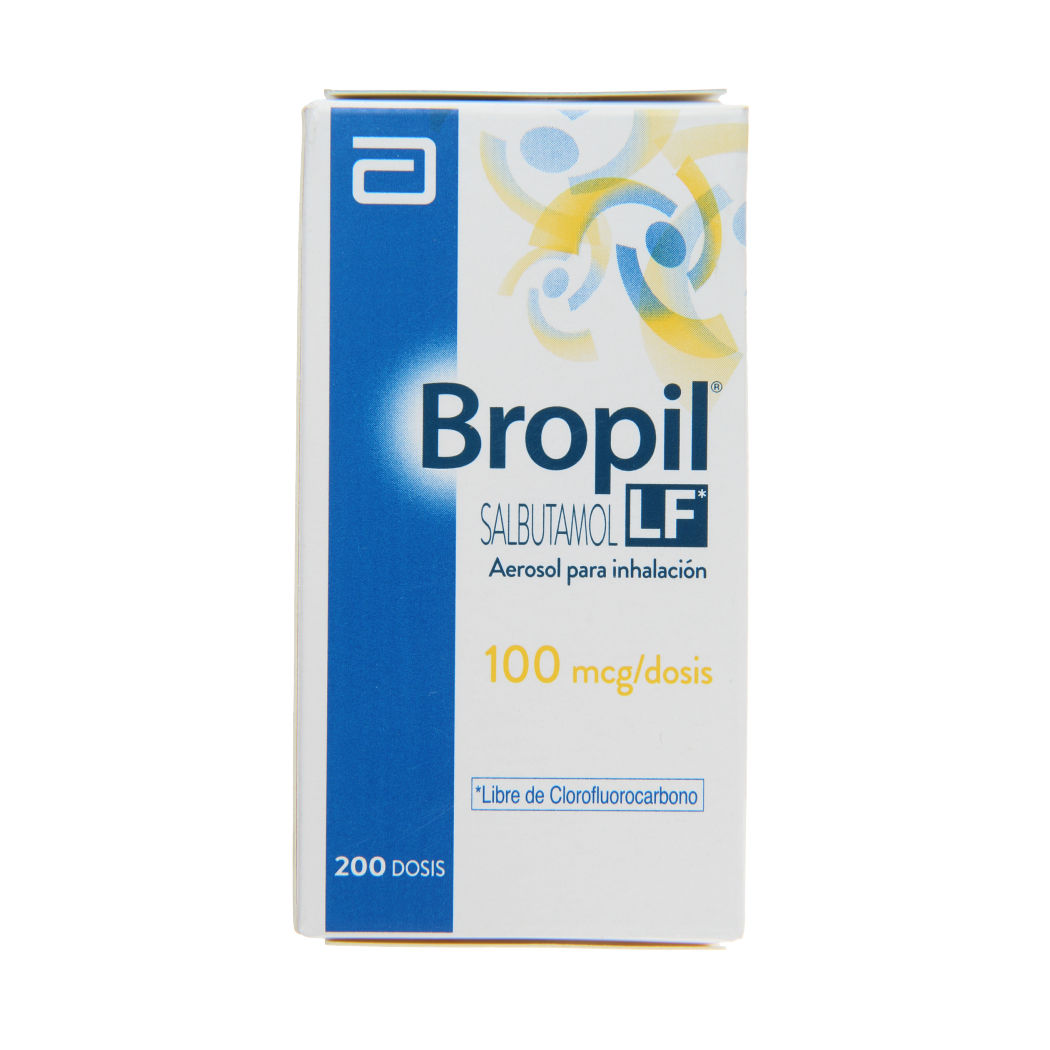 Bropil LF Salbutamol 100mcg Inhalación 200 Dosis