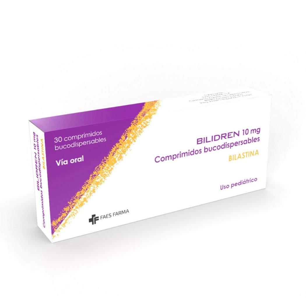 Bilidren Bilastina 10mg 30 Comprimidos Bucodispersables