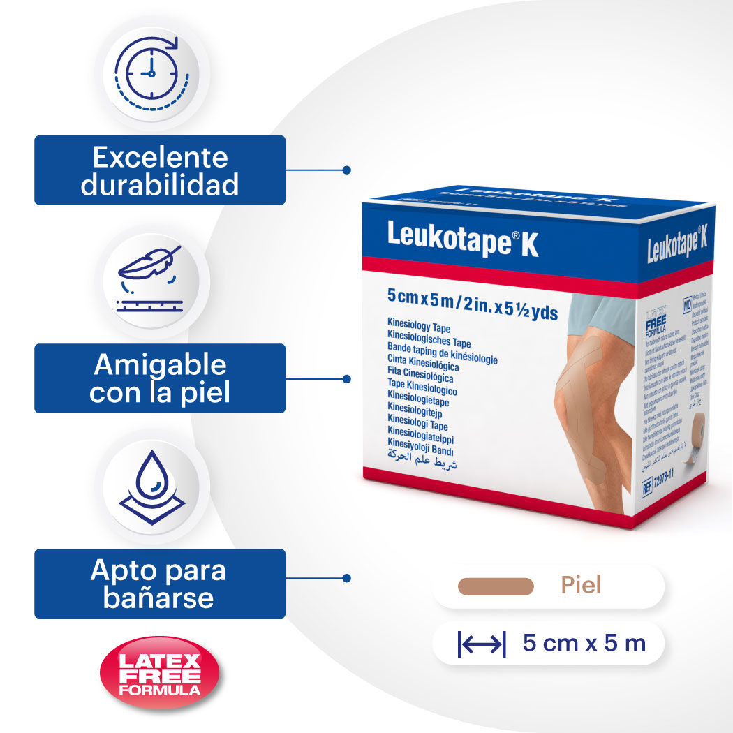 Leukotape K Venda Piel 5cmx5m