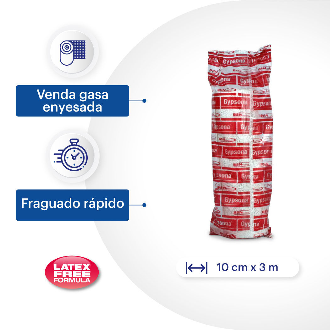 Venda De Yeso Gypsona De 10Cm.
