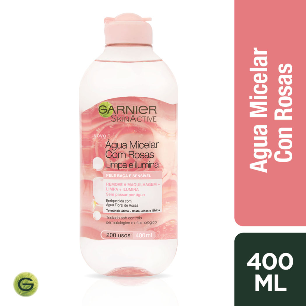 Agua Micelar Agua de Rosas Garnier 400ml