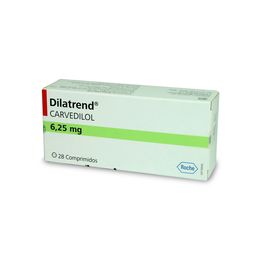 Dilatrend (R) Carvedilol 6.25mg 28 Comprimidos