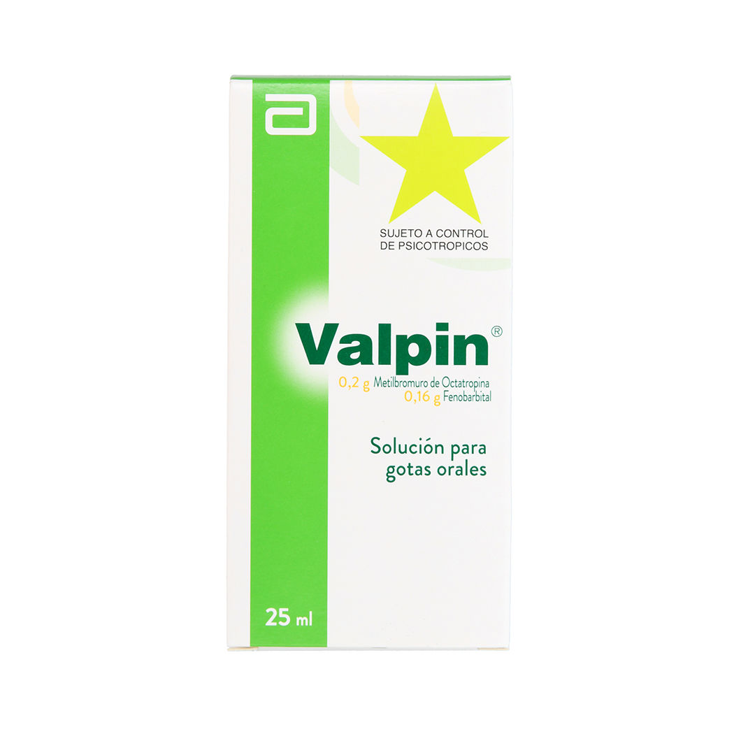 Valpin Fenobarbital / Octatropina Metilbromuro Gotas 25ml