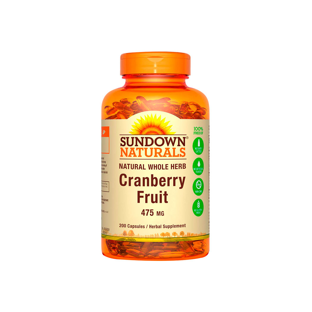Sundown Cranberry Fruit De 200 Cápsulas
