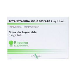 Betametasona 4 mg / mL 5 Ampollas