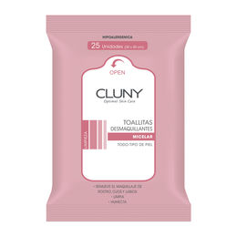 Toallitas Desmaquillantes Cluny Micelar 25 Unidades