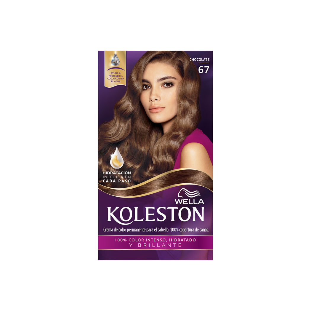 Tintura de Pelo Koleston N67 Chocolate