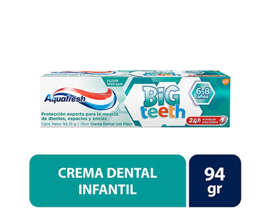 Crema Dental Aquafresh Big Teeth