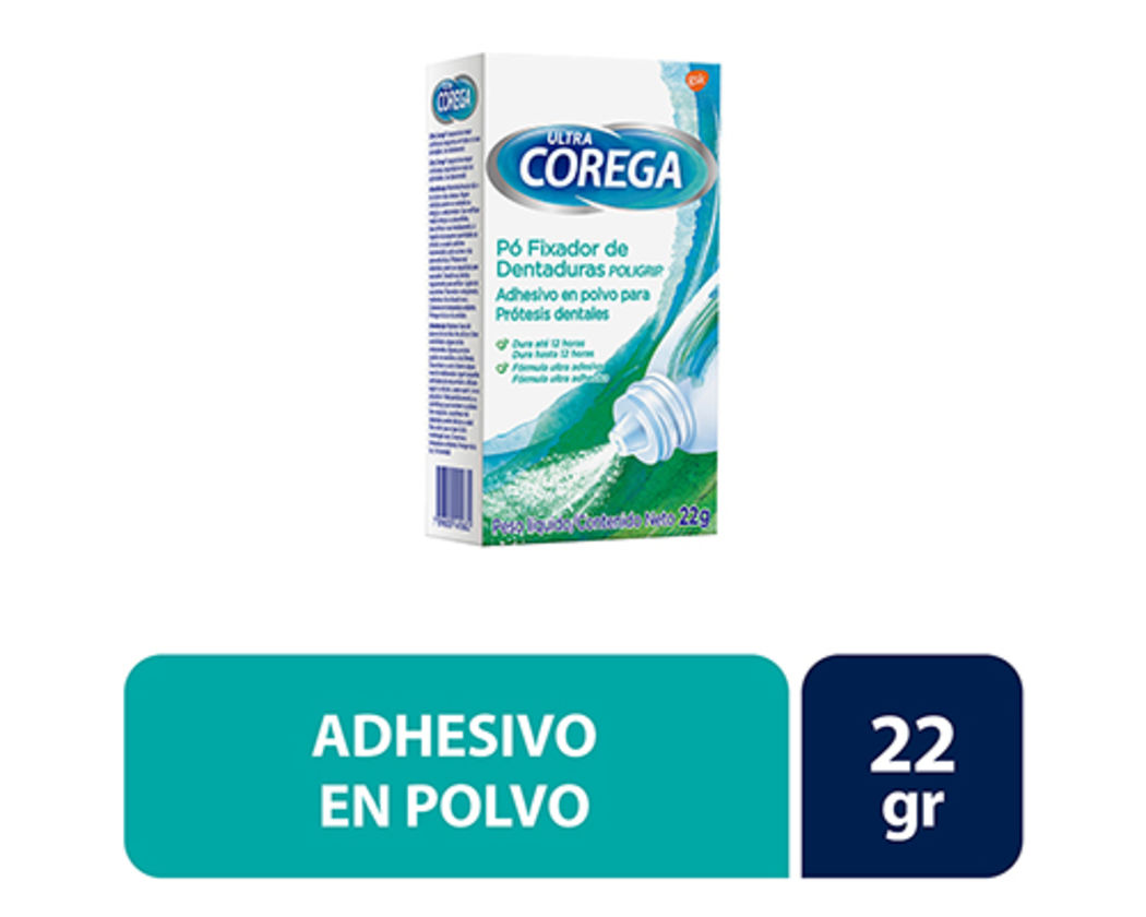 Adhesivo Dental Ultra En Polvo De 22 Gr