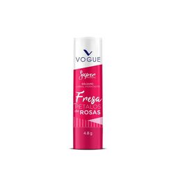 Bálsamo Labial Vogue Kiss My Lips Fresa Pétalos Rosas Frescura