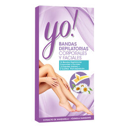 Yo! Bandas Depilatorias con Extractos de Manzanilla 16 Unidades