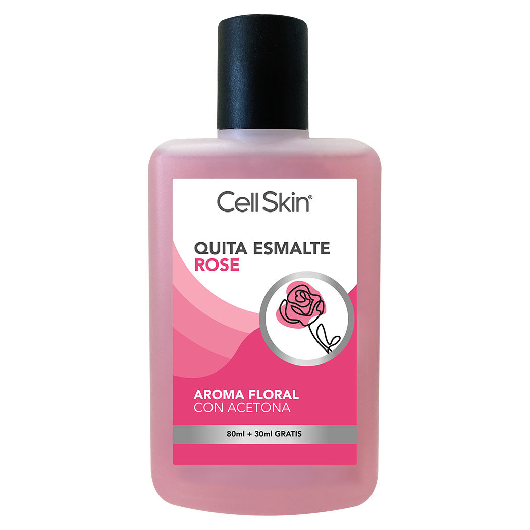 Quita Esmalte Cell Skin Rose 