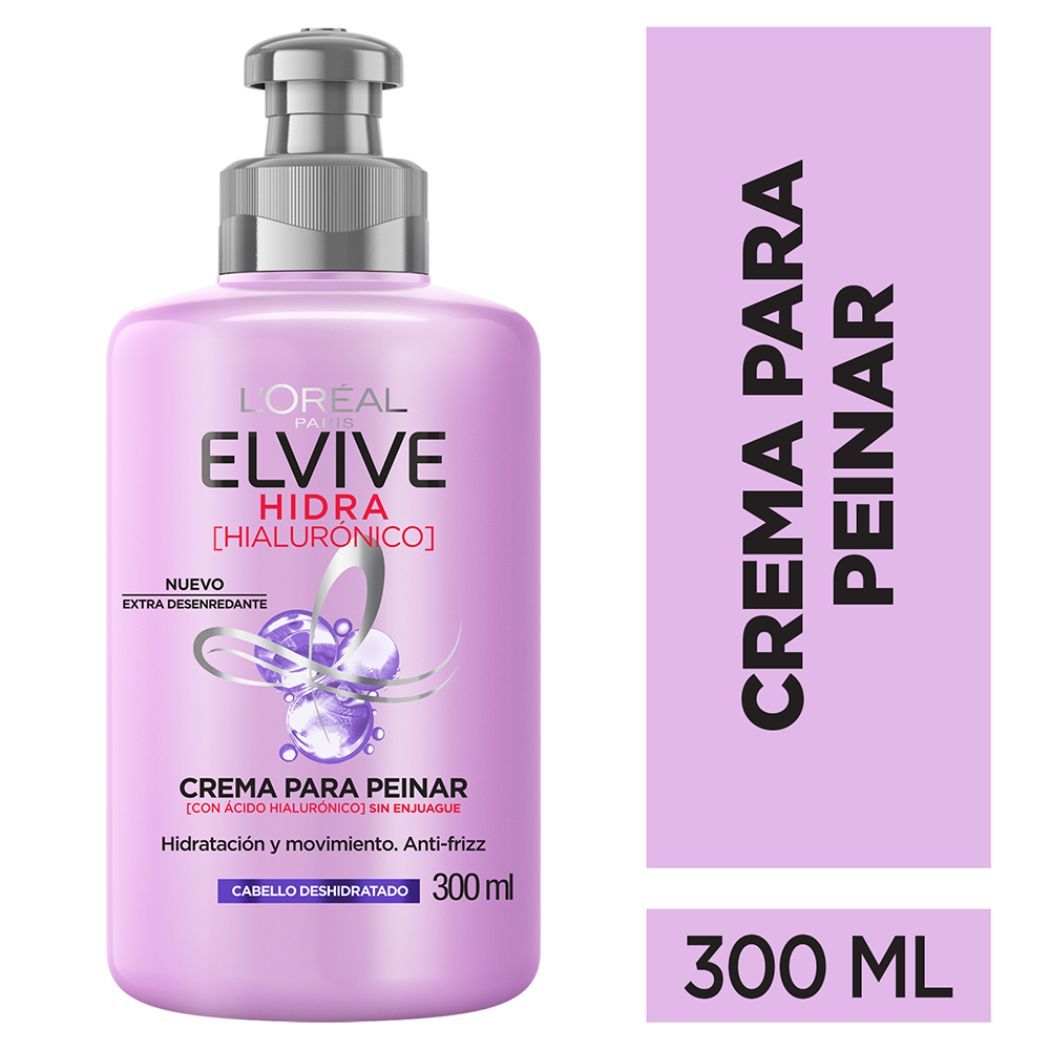 Crema para Peinar Hidra Hialurónico Elvive 300ml