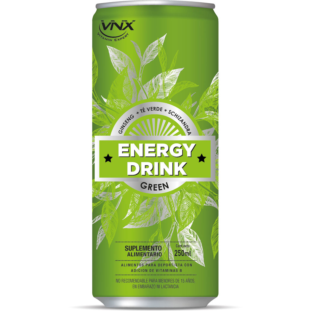 Vnx Energy Drink Green Lata 250ml