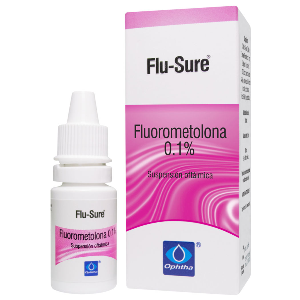 Flu-Sure Fluorometolona 0.1% Solución Oftálmica 5ml