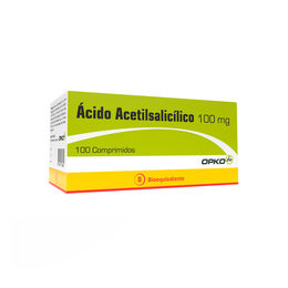 Ácido Acetilsalicílico (B) 100mg 100 Comprimidos