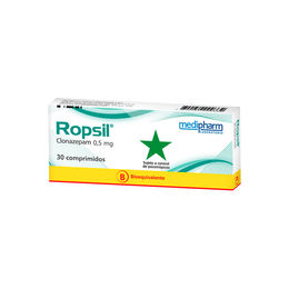 Ropsil (B) Clonazepam 0.5mg 30 Comprimidos