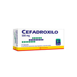 Cefadroxilo (B) 500mg 8 Cápsulas