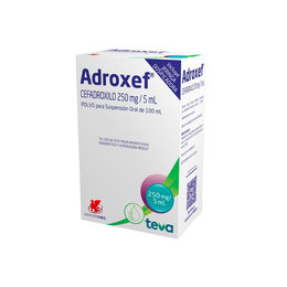 Adroxef Cefadroxilo 250 mg/5mL Jarabe 100 mL