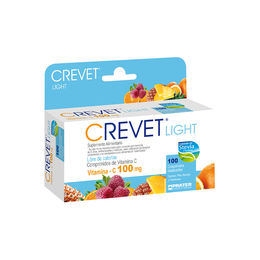 Crevet light vitamina C 100 mg 100 comprimidos masticables