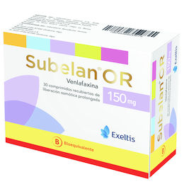 Subelan OR (B) Venlafaxina 150mg 30 Comprimidos Prolongados