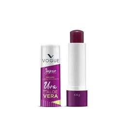 Bálsamo Labial Vogue Kiss My Lips Uva con Aloe Vera Hidratación Intensa