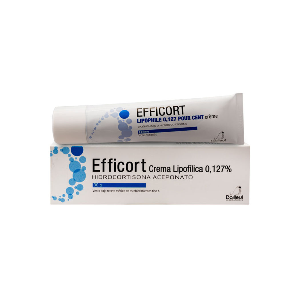 Efficort Hidrocortisona 0.127% Crema Lipofí­lica 30g