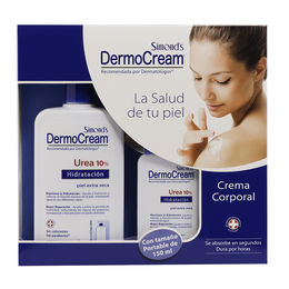 Estuche Dermocream Urea10% 400+150 Simonds