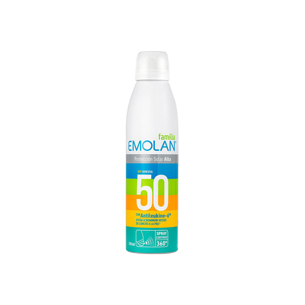 Protector Solar Emolan Spray Familia FPS50+ 170ml