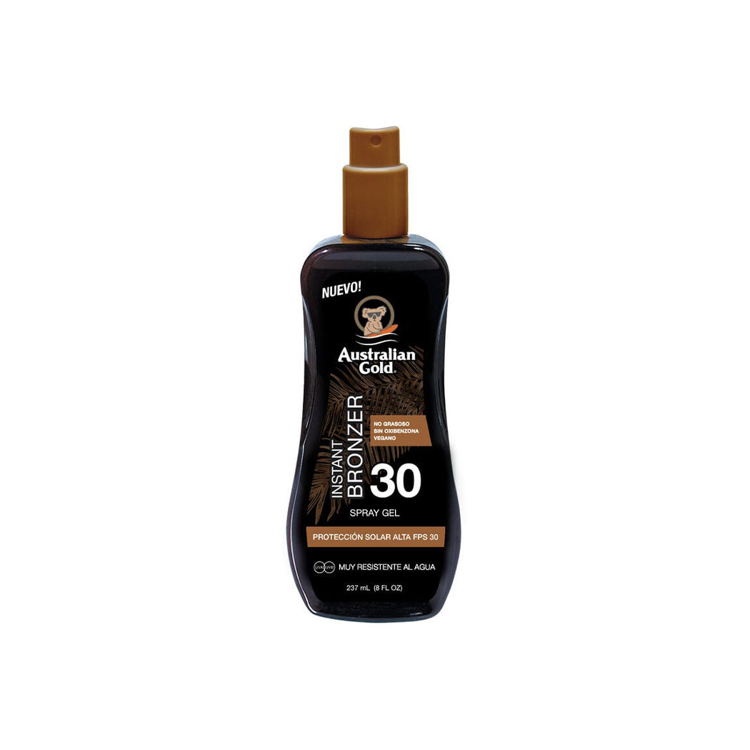 Protector Solar Australian Gold Gel en Spray y Bronceador F30 237ml