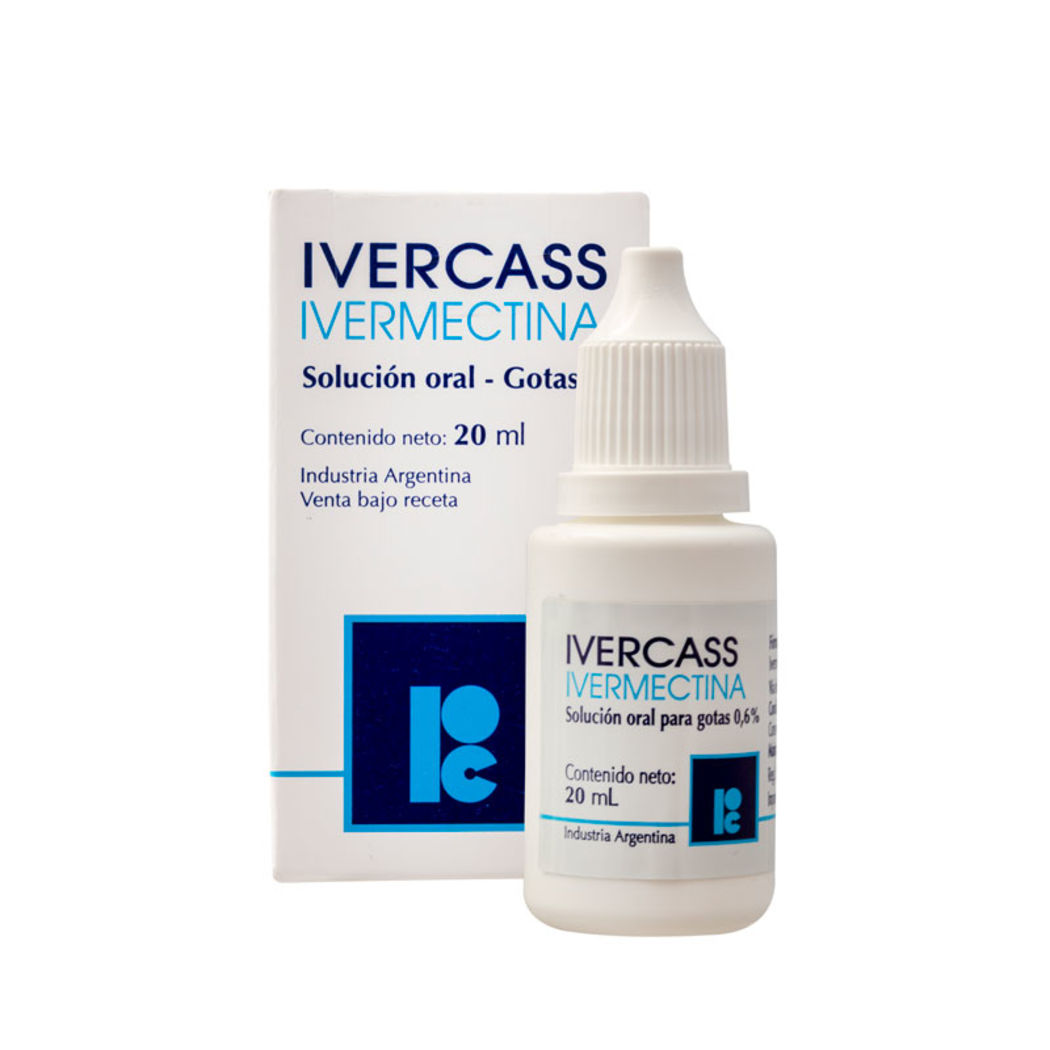 Ivercass Ivermectina 0.6% Oral Gotas 20ml