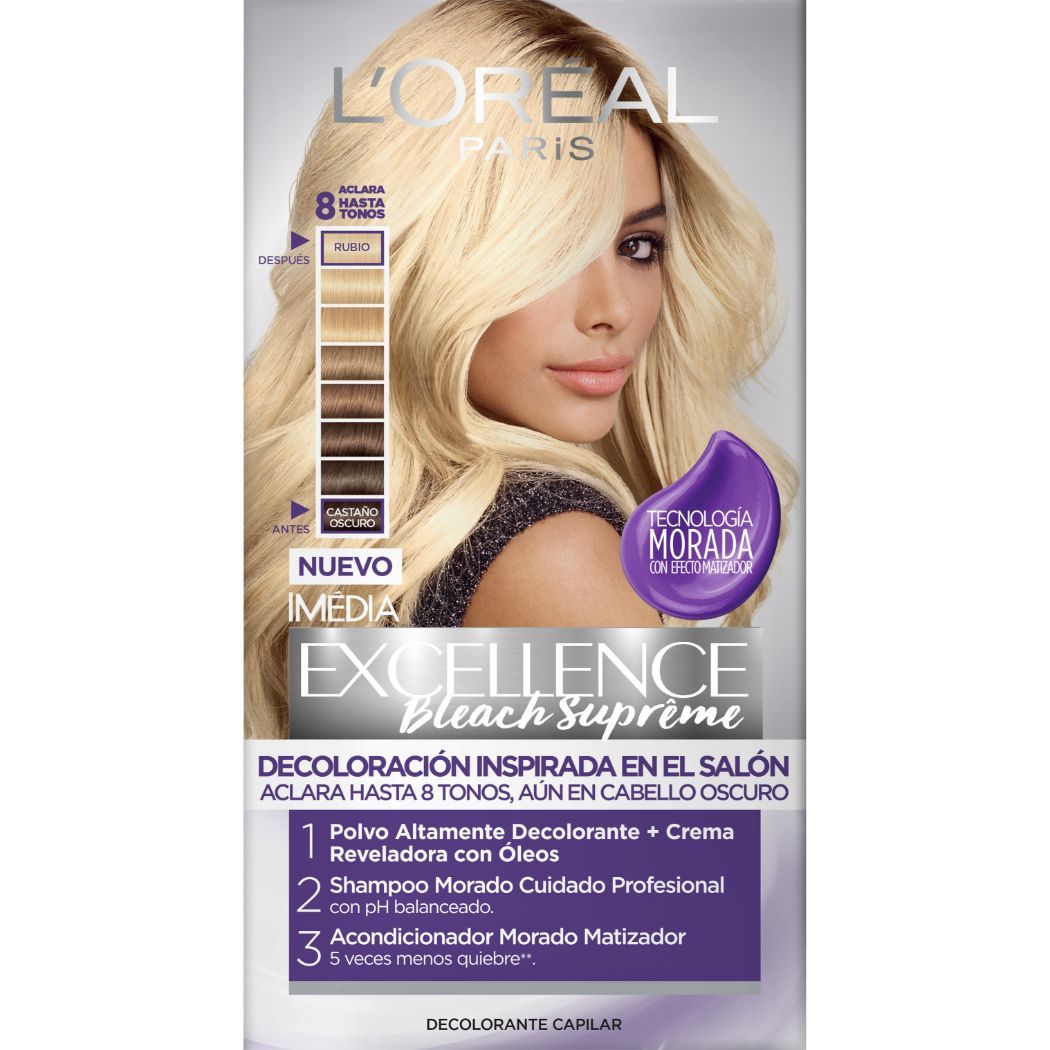 Decolorante Cabello L'Oréal Excellence Bleach Rubio Claro 231g