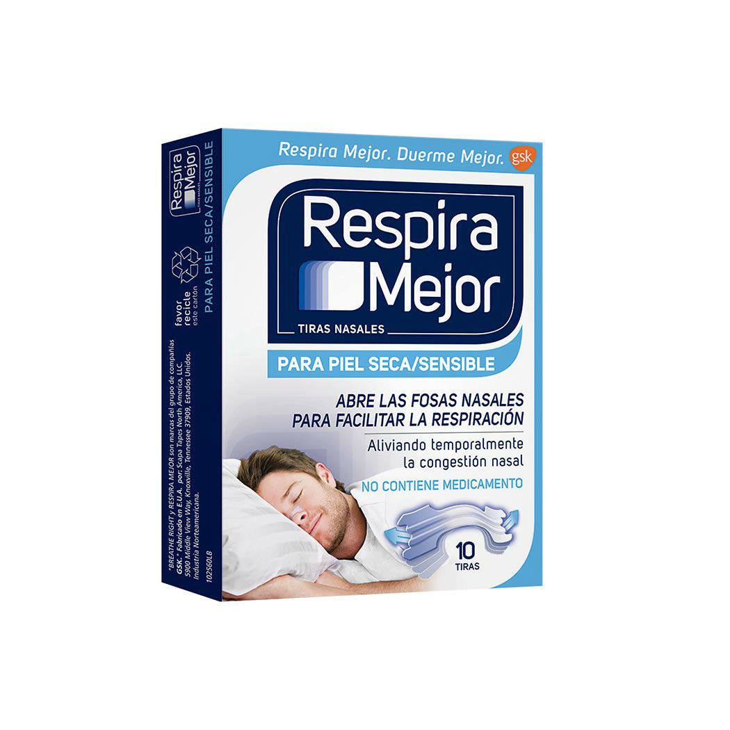 Parche Nasal Anti Ronquido Piel Sensible