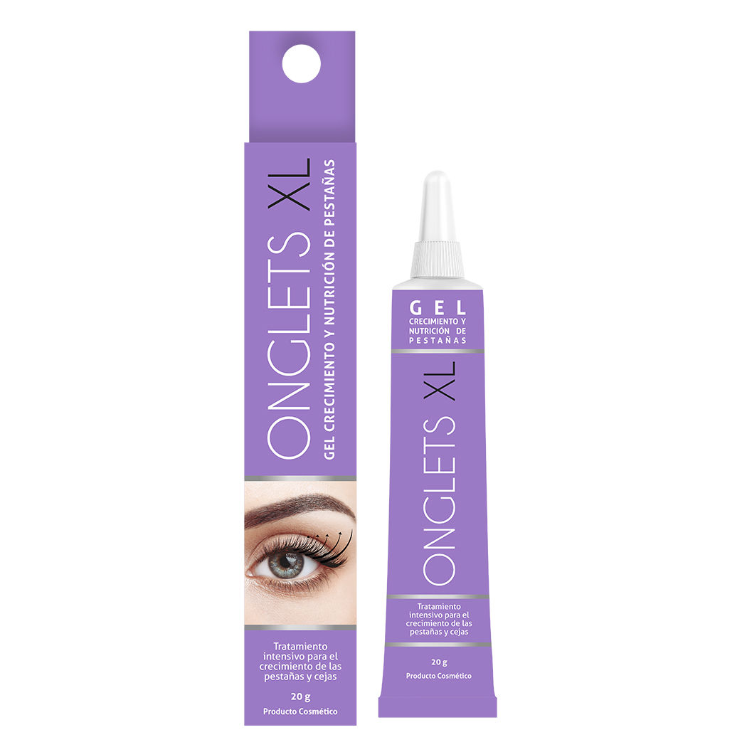 Onglest Xl Gel Crecimiento Pestañas y Cejas 20g