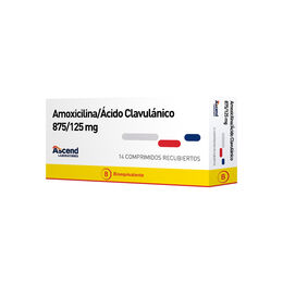 Amoxicilina / Ácido Clavulánico (B) 875/125 14 Comprimidos Recubiertos