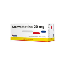 Atorvastatina (B) 20mg 30 Comprimidos Recubiertos
