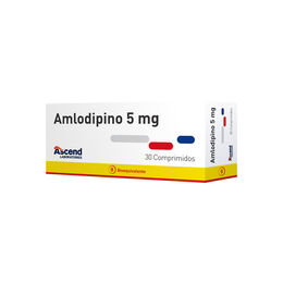 Amlodipino 5 mg 30 Comprimidos