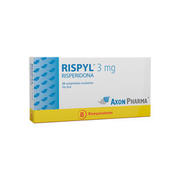 Rispyl (B) Risperidona 3mg 20 Comprimidos Recubiertos