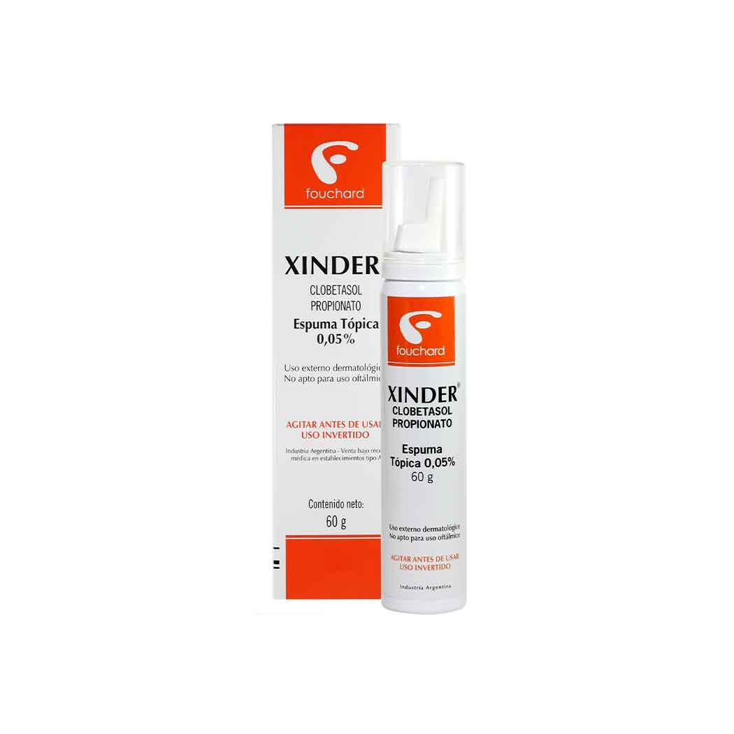 Xinder Clobetasol 0.05% Espuma Tópica 60g