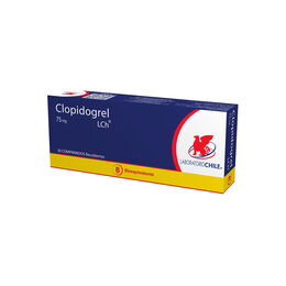 Clopidogrel 75 mg 30 comprimidos recubiertos