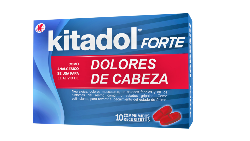 Kitadol Forte Paracetamol / Cafeína 10 Comprimidos Recubiertos