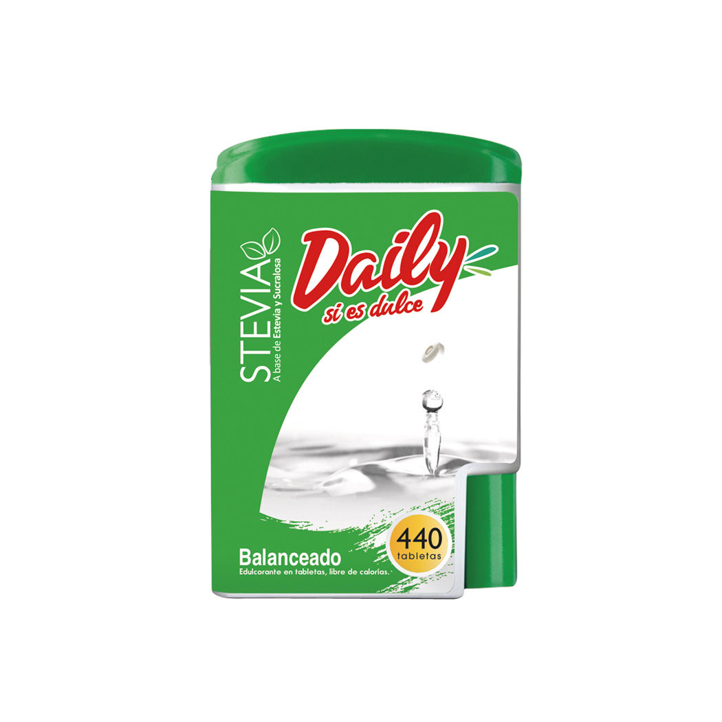 Endulzante Daily Estevia En Tabletas 440 Unidades