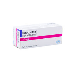 Roacnetán (R) Isotretinoína 20mg 30 Cápsulas