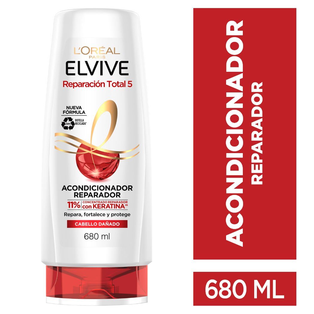 Elvive Acondicionador Reparación Total 5 680ml