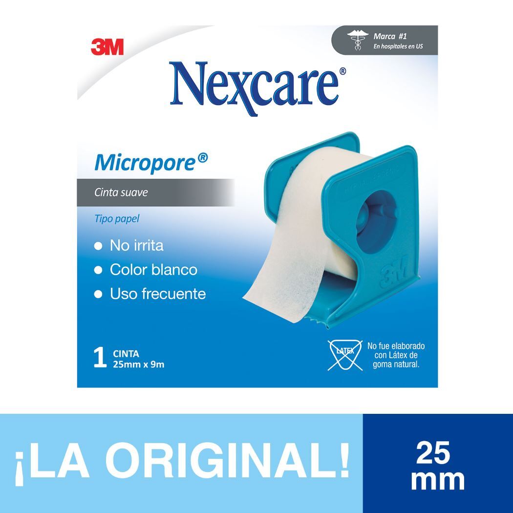 Cinta Adhesiva Micropore Blanca 25mm x 9,1mts