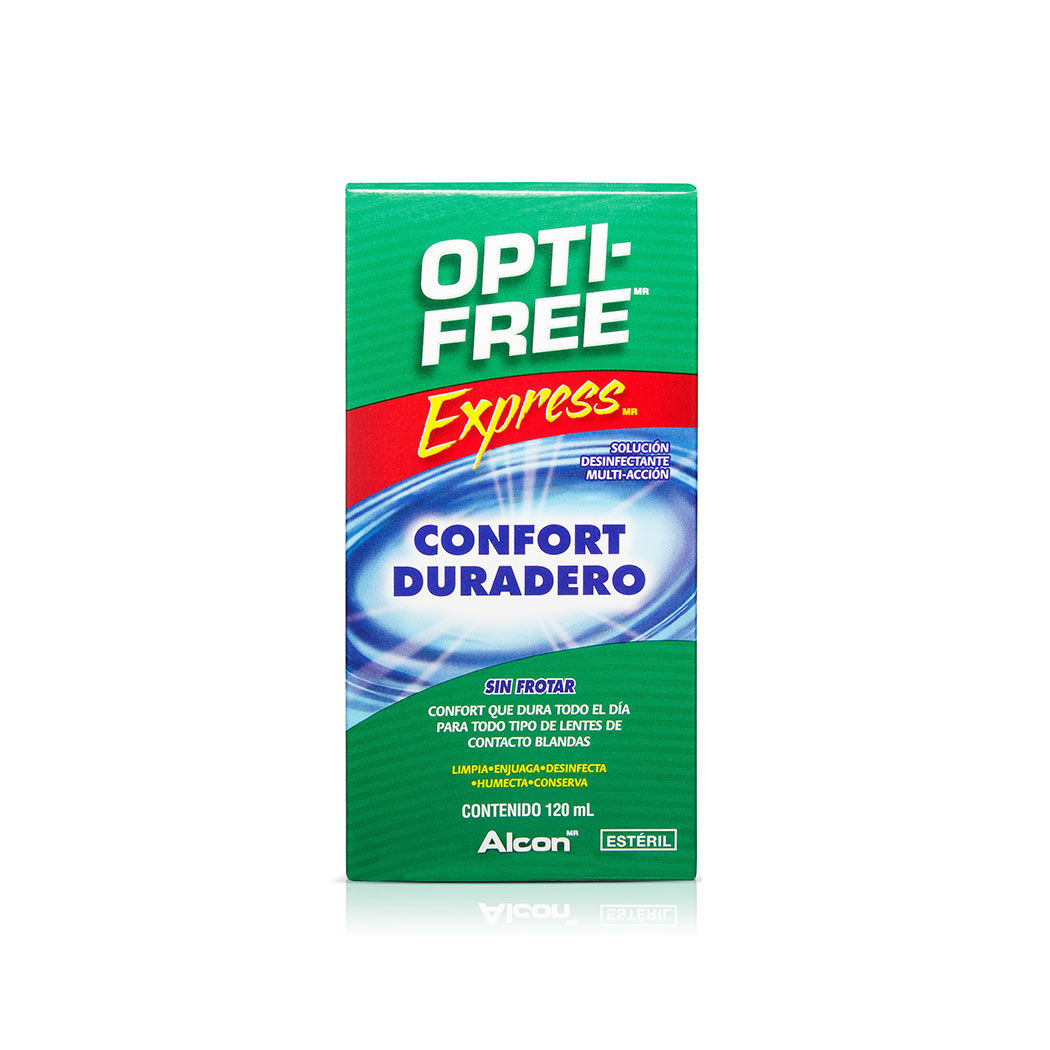 Solución Lentes de Contacto OptiFree Express 120ml