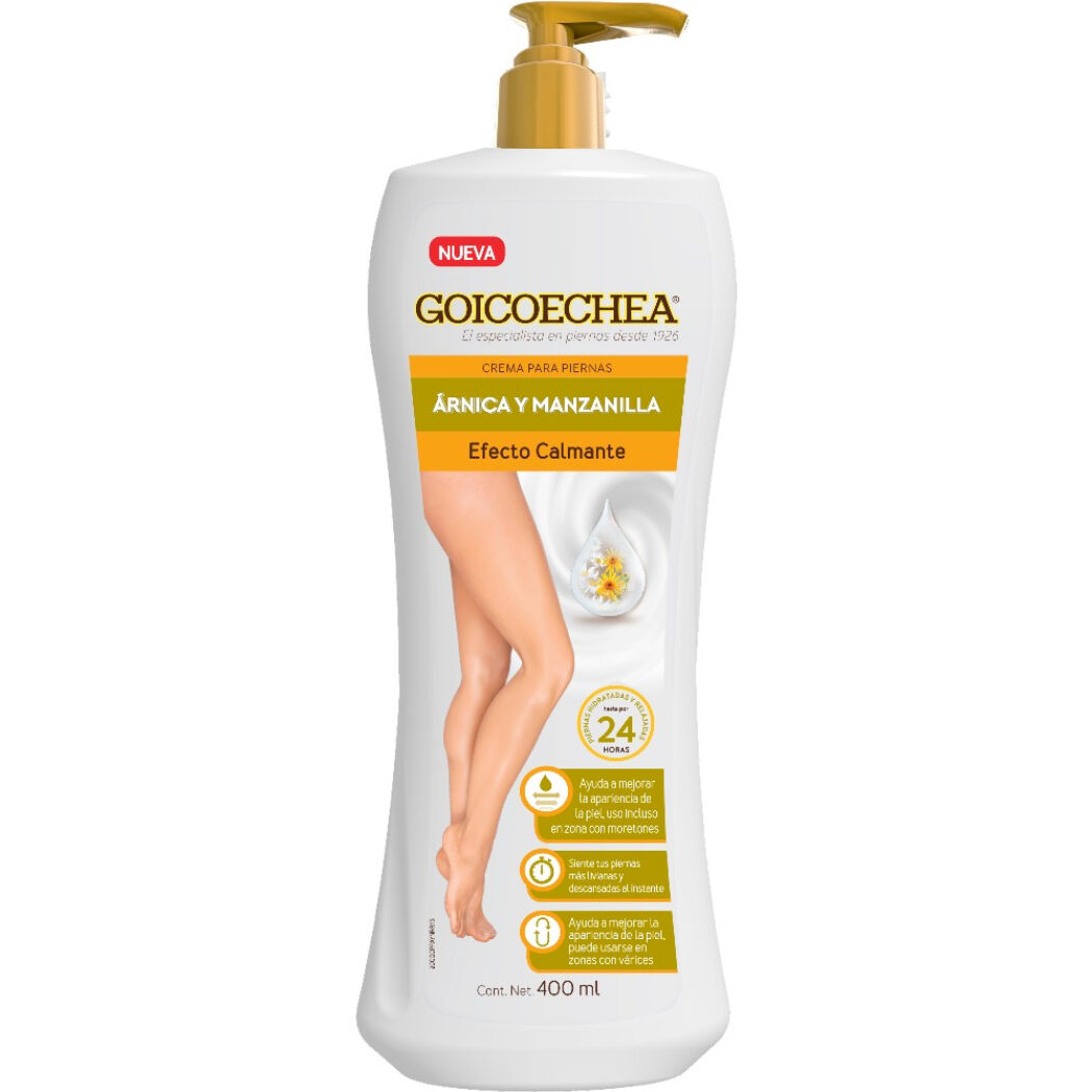 Crema Corporal Calmante Árnica y Manzanilla 400ml
