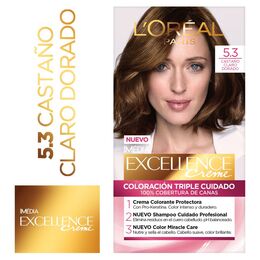 Tintura Excellence Creme 5.3 Castaño Claro Dorado