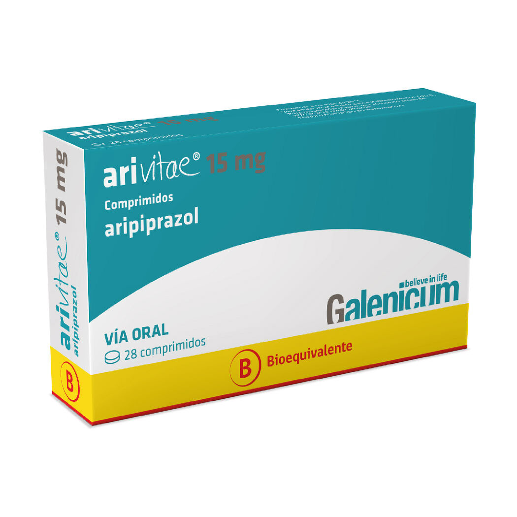 Arivitae (B) Aripiprazol 15mg 28 Comprimidos