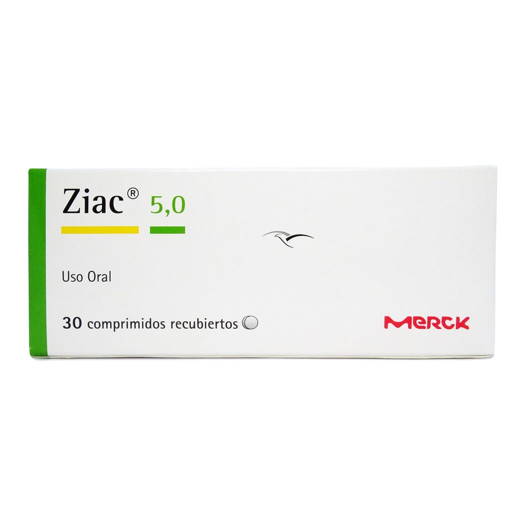 Ziac 10 (R) Bisoprolol / Hidroclorotiazida 30 Comprimidos Recubiertos